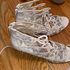 Lace heels